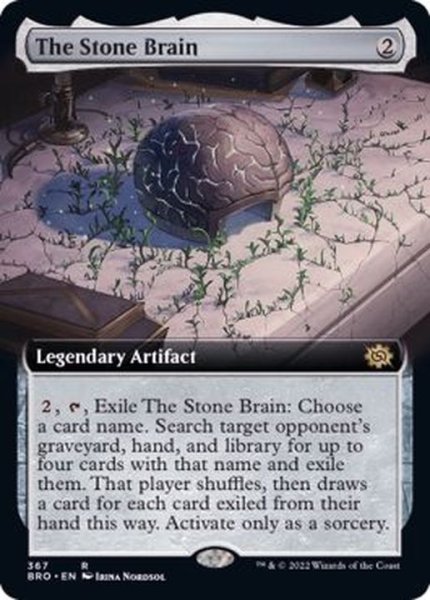 画像1: [EX+](フルアート)石の脳/The Stone Brain《英語》【BRO】 (1)