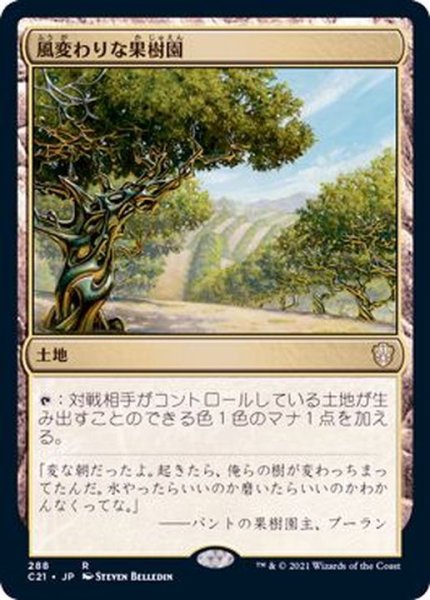 画像1: 風変わりな果樹園/Exotic Orchard《日本語》【Commander 2021】 (1)