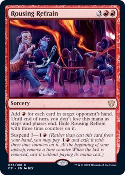 画像1: [EX+]熱狂のリフレイン/Rousing Refrain《英語》【Commander 2021】 (1)