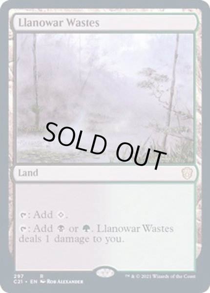 画像1: [EX+]ラノワールの荒原/Llanowar Wastes《英語》【Commander 2021】 (1)