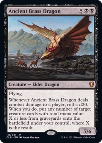 画像1: [EX+]エインシャント・ブラス・ドラゴン/Ancient Brass Dragon《英語》【CLB】 (1)