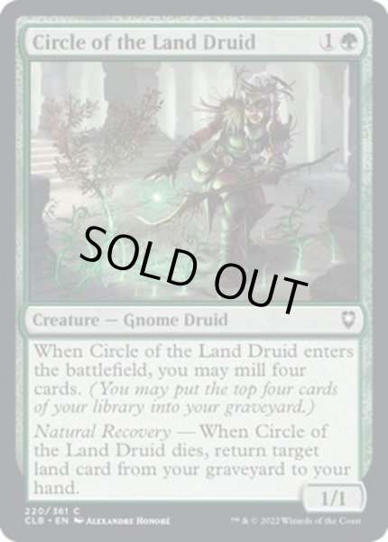 画像1: (FOIL)土地の円環のドルイド/Circle of the Land Druid《英語》【CLB】 (1)
