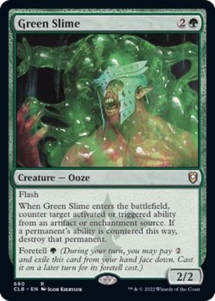 画像1: グリーン・スライム/Green Slime《英語》【CLB】 (1)
