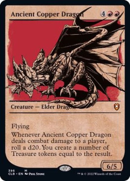 画像1: [EX](ショーケース枠)エインシャント・カッパー・ドラゴン/Ancient Copper Dragon《英語》【CLB】 (1)