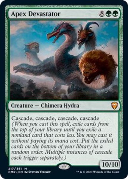 画像1: (FOIL)頂点壊滅獣/Apex Devastator《英語》【CMR】 (1)