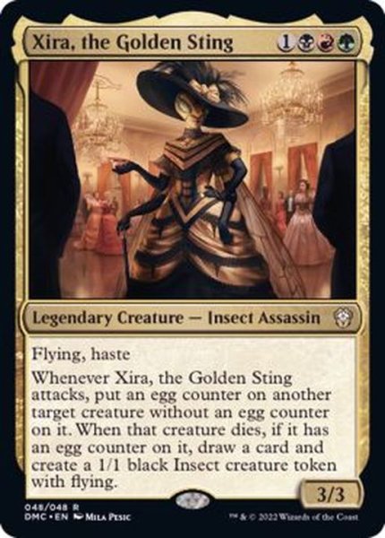 画像1: (FOIL)黄金の一刺し、ジラ/Xira, the Golden Sting《英語》【DMC】 (1)