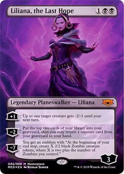 画像1: [EX+](FOIL)最後の望み、リリアナ/Liliana, the Last Hope《英語》【MED-GRN】 (1)