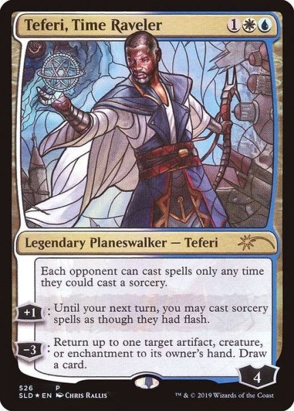 画像1: (FOIL)(526)時を解す者、テフェリー/Teferi, Time Raveler《英語》【SLD】 (1)