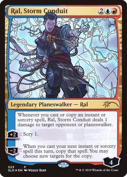 画像1: [EX+](FOIL)(523)嵐の伝導者、ラル/Ral, Storm Conduit《英語》【SLD】 (1)
