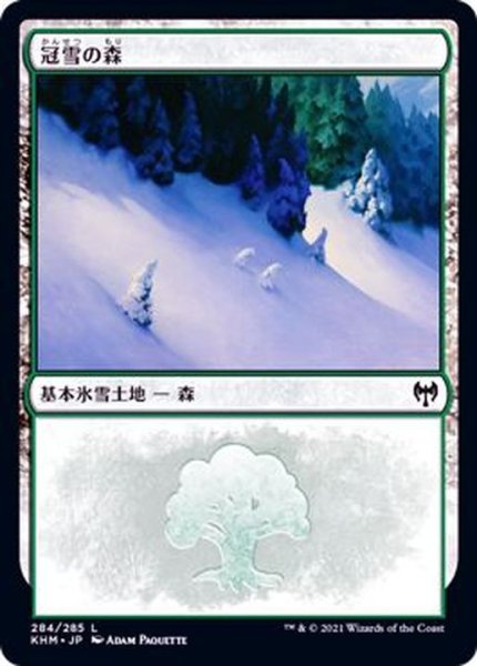 画像1: (284)冠雪の森/Snow-Covered Forest《日本語》【KHM】 (1)