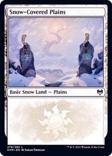 画像1: (FOIL)(276)冠雪の平地/Snow-Covered Plains《英語》【KHM】 (1)