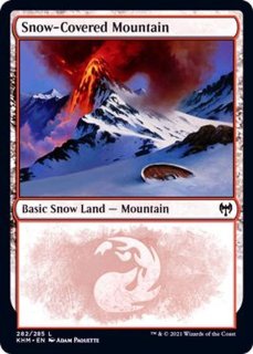 285)《冠雪の森/Snow-Covered Forest》[KHM] 土地 | 日本最大級 MTG通販サイト「晴れる屋」