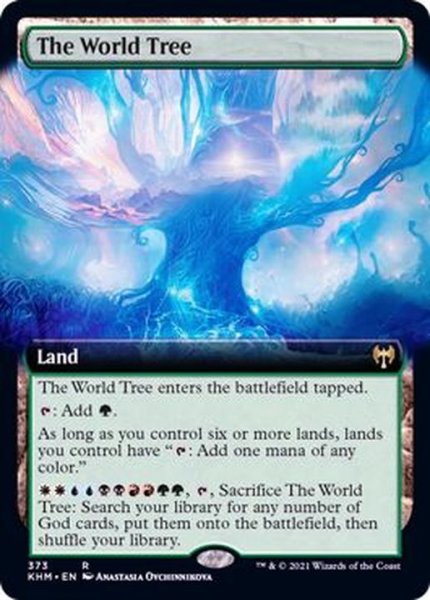 画像1: (FOIL)(フルアート)世界樹/The World Tree《英語》【KHM】 (1)