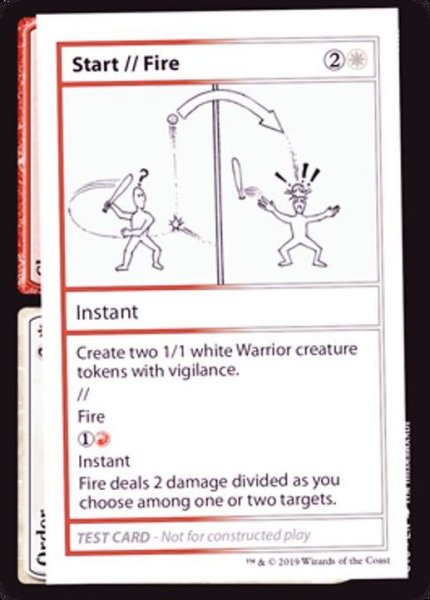 画像1: (PWマークなし)Start + Fire《英語》【Mystery Booster Playtest Cards】 (1)