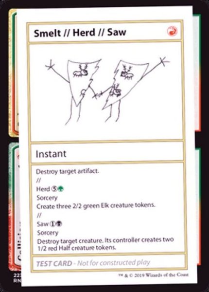 画像1: (PWマークなし)Smelt + Herd + Saw《英語》【Mystery Booster Playtest Cards】 (1)