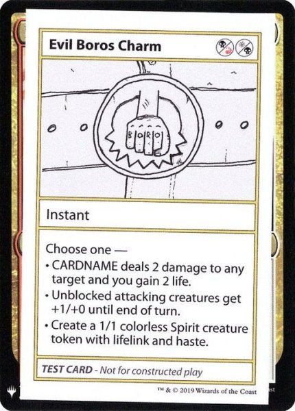 画像1: (PWマークなし)Evil Boros Charm《英語》【Mystery Booster Playtest Cards】 (1)