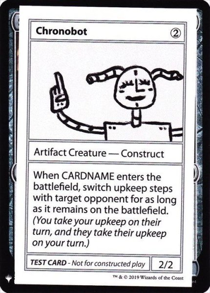 画像1: (PWマークなし)Chronobot《英語》【Mystery Booster Playtest Cards】 (1)