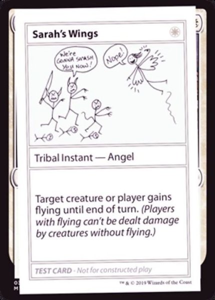 画像1: (PWマークなし)Sarah's Wings《英語》【Mystery Booster Playtest Cards】 (1)