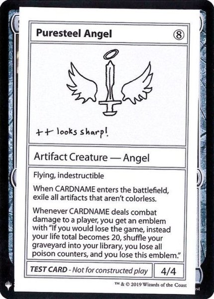 画像1: (PWマークなし)Puresteel Angel《英語》【Mystery Booster Playtest Cards】 (1)
