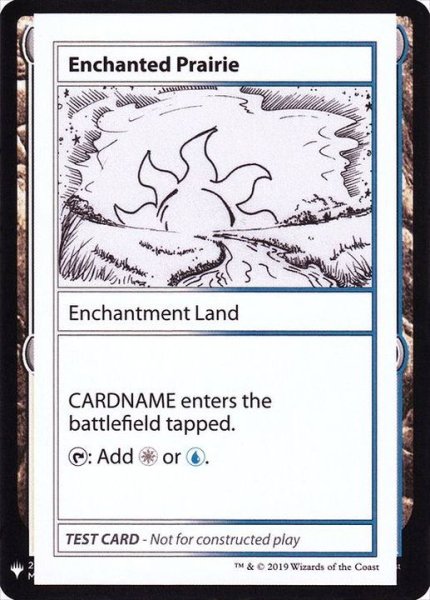 画像1: (PWマークなし)Enchanted Prairie《英語》【Mystery Booster Playtest Cards】 (1)