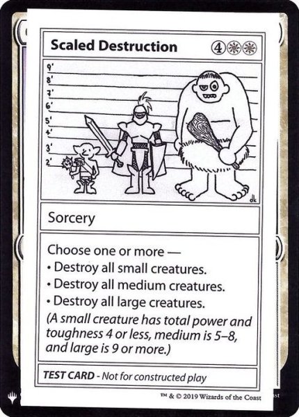 画像1: (PWマークなし)Scaled Destruction《英語》【Mystery Booster Playtest Cards】 (1)