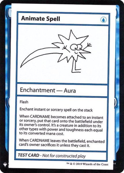 画像1: (PWマークなし)Animate Spell《英語》【Mystery Booster Playtest Cards】 (1)