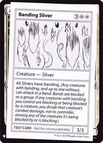 画像1: (PWマークなし)Banding Sliver《英語》【Mystery Booster Playtest Cards】 (1)