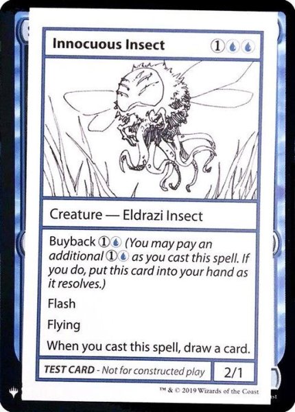 画像1: (PWマークなし)Innocuous Insect《英語》【Mystery Booster Playtest Cards】 (1)