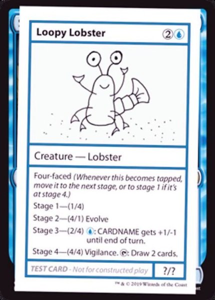 画像1: (PWマークなし)Loopy Lobster《英語》【Mystery Booster Playtest Cards】 (1)