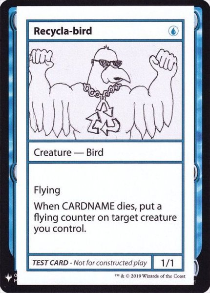 画像1: (PWマークなし)Recycla-bird《英語》【Mystery Booster Playtest Cards】 (1)