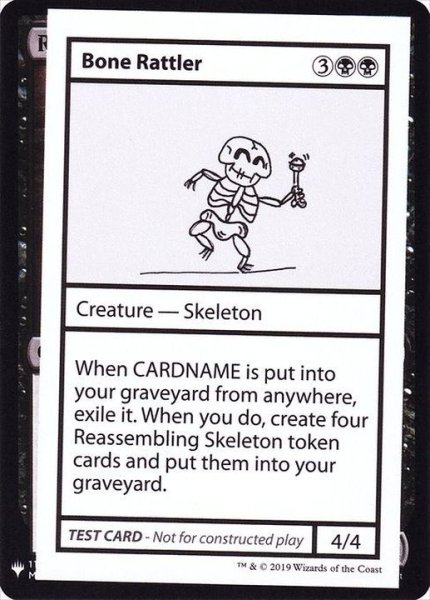 画像1: (PWマークなし)Bone Rattler《英語》【Mystery Booster Playtest Cards】 (1)