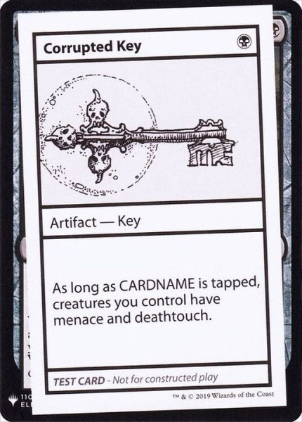 画像1: (PWマークなし)Corrupted Key《英語》【Mystery Booster Playtest Cards】 (1)