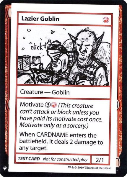 画像1: (PWマークなし)Lazier Goblin《英語》【Mystery Booster Playtest Cards】 (1)