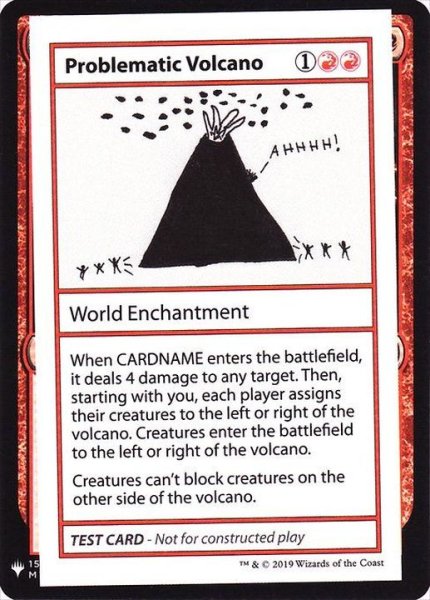 画像1: (PWマークなし)Problematic Volcano《英語》【Mystery Booster Playtest Cards】 (1)