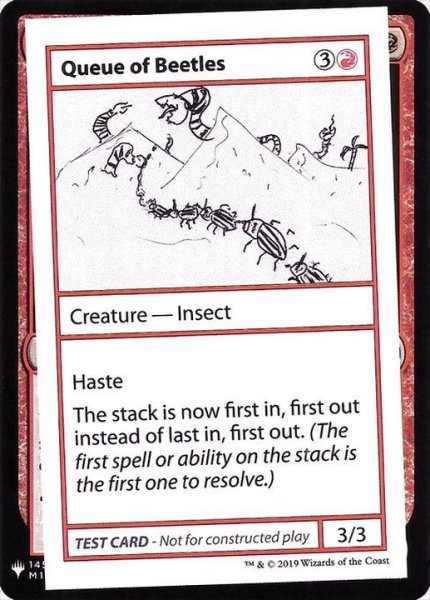 画像1: (PWマークなし)Queue of Beetles《英語》【Mystery Booster Playtest Cards】 (1)