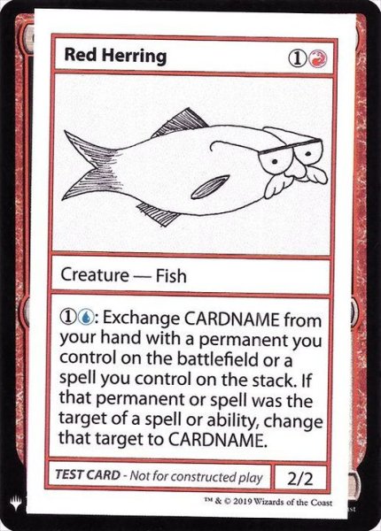 画像1: (PWマークなし)Red Herring《英語》【Mystery Booster Playtest Cards】 (1)