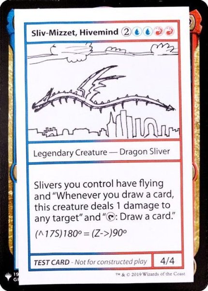 画像1: (PWマークなし)Sliv-Mizzet, Hivemind《英語》【Mystery Booster Playtest Cards】 (1)