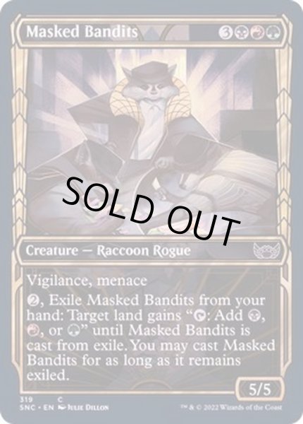 画像1: (FOIL)(ショーケース枠)(319)覆面の匪賊/Masked Bandits《英語》【SNC】 (1)