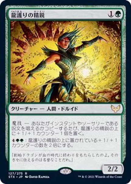 画像1: (FOIL)龍護りの精鋭/Dragonsguard Elite《日本語》【STX】 (1)