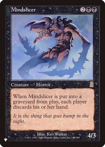 画像1: 精神を刻むもの/Mindslicer《英語》【Reprint Cards(The List)】 (1)