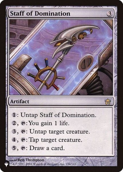 画像1: [EX+]威圧の杖/Staff of Domination《英語》【Reprint Cards(The List)】 (1)