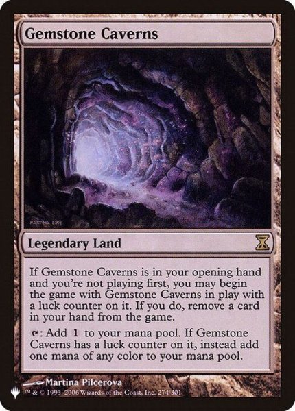 画像1: [EX+]宝石の洞窟/Gemstone Caverns《英語》【Reprint Cards(The List)】 (1)