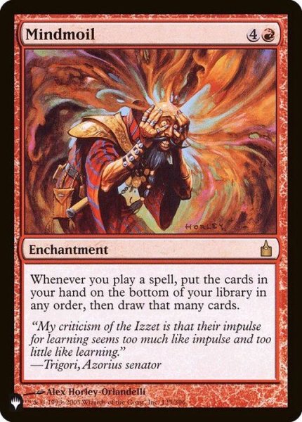 画像1: [EX+]精神の骨折り/Mindmoil《英語》【Reprint Cards(The List)】 (1)