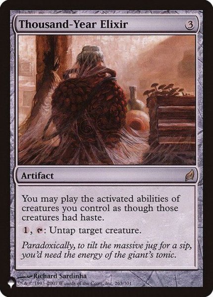 画像1: [EX]千年霊薬/Thousand-Year Elixir《英語》【Reprint Cards(The List)】 (1)