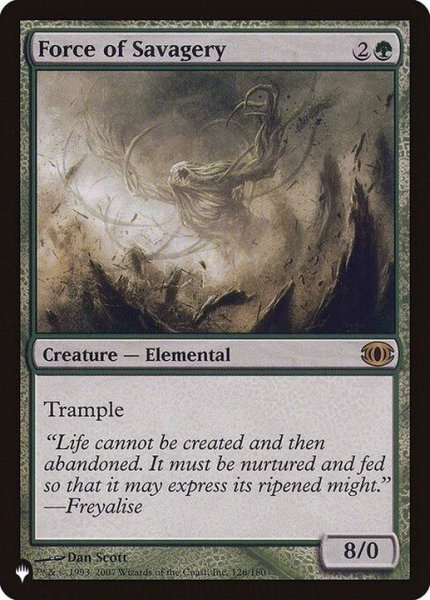 画像1: [EX+]野蛮の怒り/Force of Savagery《英語》【Reprint Cards(The List)】 (1)