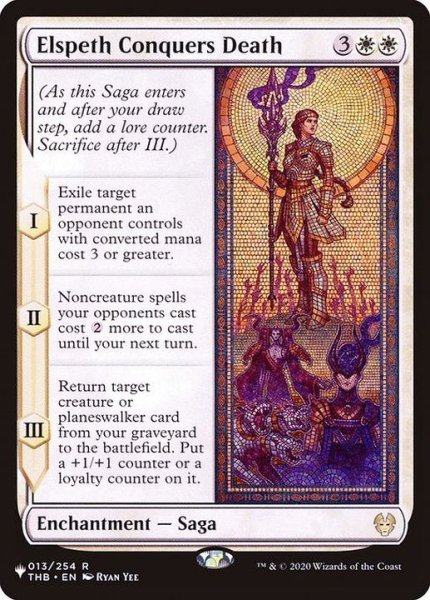 画像1: [EX+]エルズペス、死に打ち勝つ/Elspeth Conquers Death《英語》【Reprint Cards(The List)】 (1)