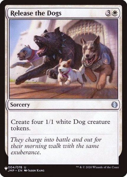 画像1: [EX+]犬たちの解き放ち/Release the Dogs《英語》【Reprint Cards(The List)】 (1)