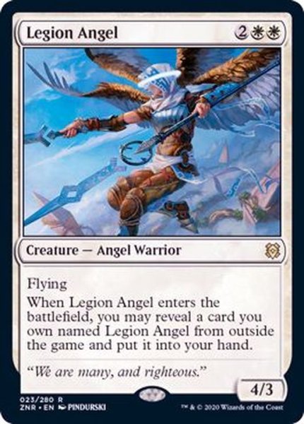 画像1: [EX+]軍団の天使/Legion Angel《英語》【ZNR】 (1)