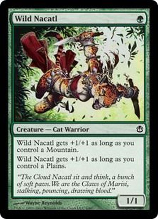 野生のナカティル/Wild Nacatl《英語》【Duel Decks: Ajani vs. Nicol