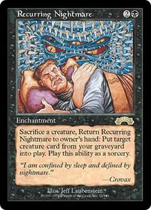 MTG　繰り返す悪夢/Recurring Nightmare　4枚